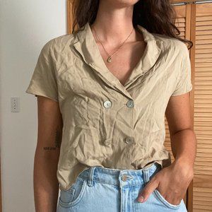 Zara collared button-up